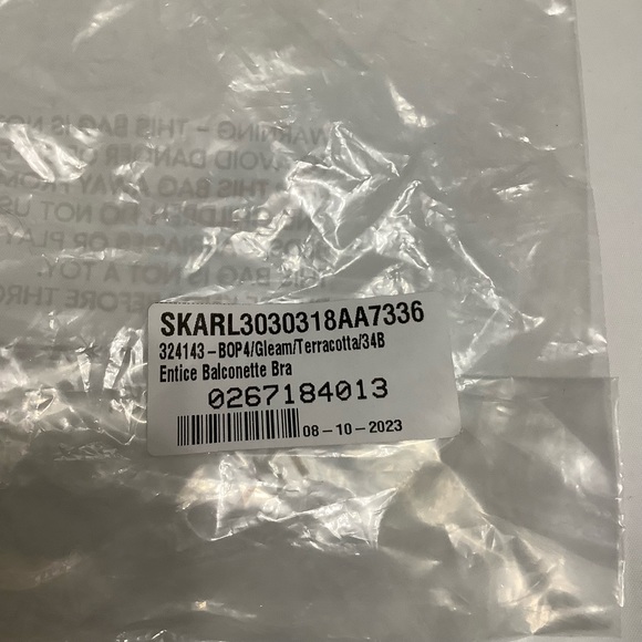 Skarlett Blue Entice Lace Balconette Bra Size 34B NWT (W208) - Picture 11 of 11